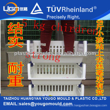 Taizhou Huangyan moule fabricant / multi-couches de stockage en plastique boîte moule / injection moulée en plastique des fabricants